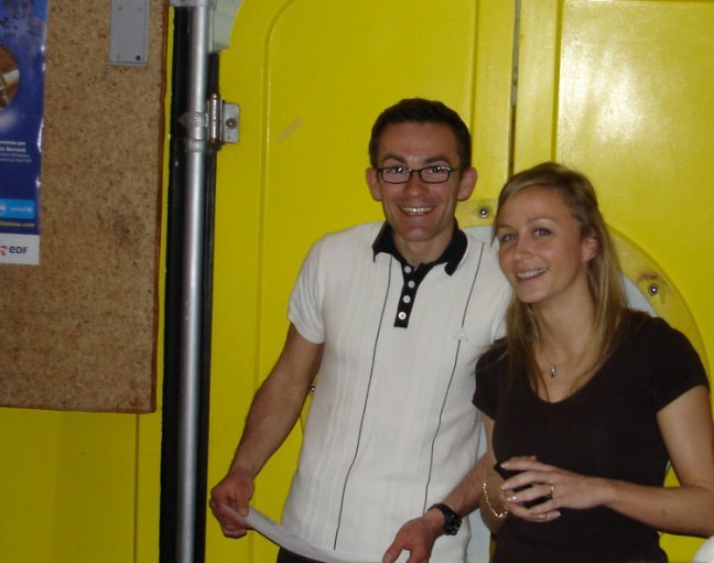 Franck Manoury (à gauche) et Coralie Fradet (à droite) le duo de choc du CAM !